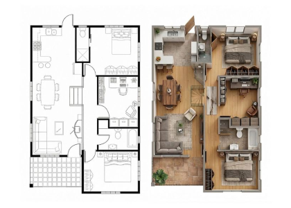 CÁCH THỂ HIỆN NHIỀU Ý TƯỞNG TỪ MỘT BỨC ẢNH (IDEAL HOUSE)